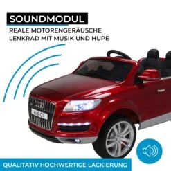 Elektroauto Audi Q7 4L In Rot Lackiert -Kinder Erwachsene Produkte Geschäft actionbikes motors elektroauto audi q7 4l in rot lackiert 4