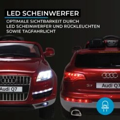 Elektroauto Audi Q7 4L In Rot Lackiert -Kinder Erwachsene Produkte Geschäft actionbikes motors elektroauto audi q7 4l in rot lackiert 7