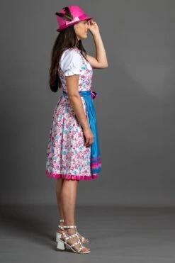 Dirndl " Bianca " In Türkis -Kinder Erwachsene Produkte Geschäft allgau rebell dirndl bianca in turkis 6