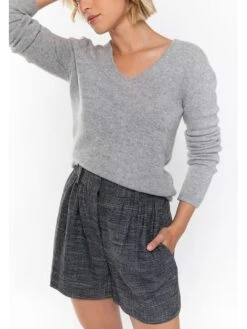 Kaschmir-Pullover In Grau -Kinder Erwachsene Produkte Geschäft authentic cashmere kaschmir pullover in grau 2