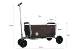 Beachtrekker LiFe Faltbarer Bollerwagen + Bremse, Klappbarer Handwagen (Grün) -Kinder Erwachsene Produkte Geschäft beachtrekker beachtrekker life faltbarer bollerwagen bremse klappbarer handwagen grun 2