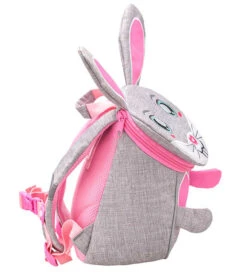 Kindergartenrucksack "Mini Animal Mini Bunny" In Grau/Rosa - H 25 L 18 T 11 Cm -Kinder Erwachsene Produkte Geschäft belmil kindergartenrucksack mini animal mini bunny in grau rosa h 25 l 18 t 11 cm 2