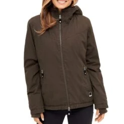 Bench Freizeit Jacken Andrea Winter Jacket Women Brown