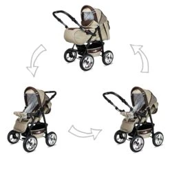 Kinder Erwachsene Produkte Geschäft -Kinder Erwachsene Produkte Geschäft bergsteiger 10tlg set kombi kinderwagen rio in braun 1