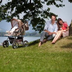 10tlg. Set: Kombi Kinderwagen "Rio" In Braun -Kinder Erwachsene Produkte Geschäft bergsteiger 10tlg set kombi kinderwagen rio in braun 7