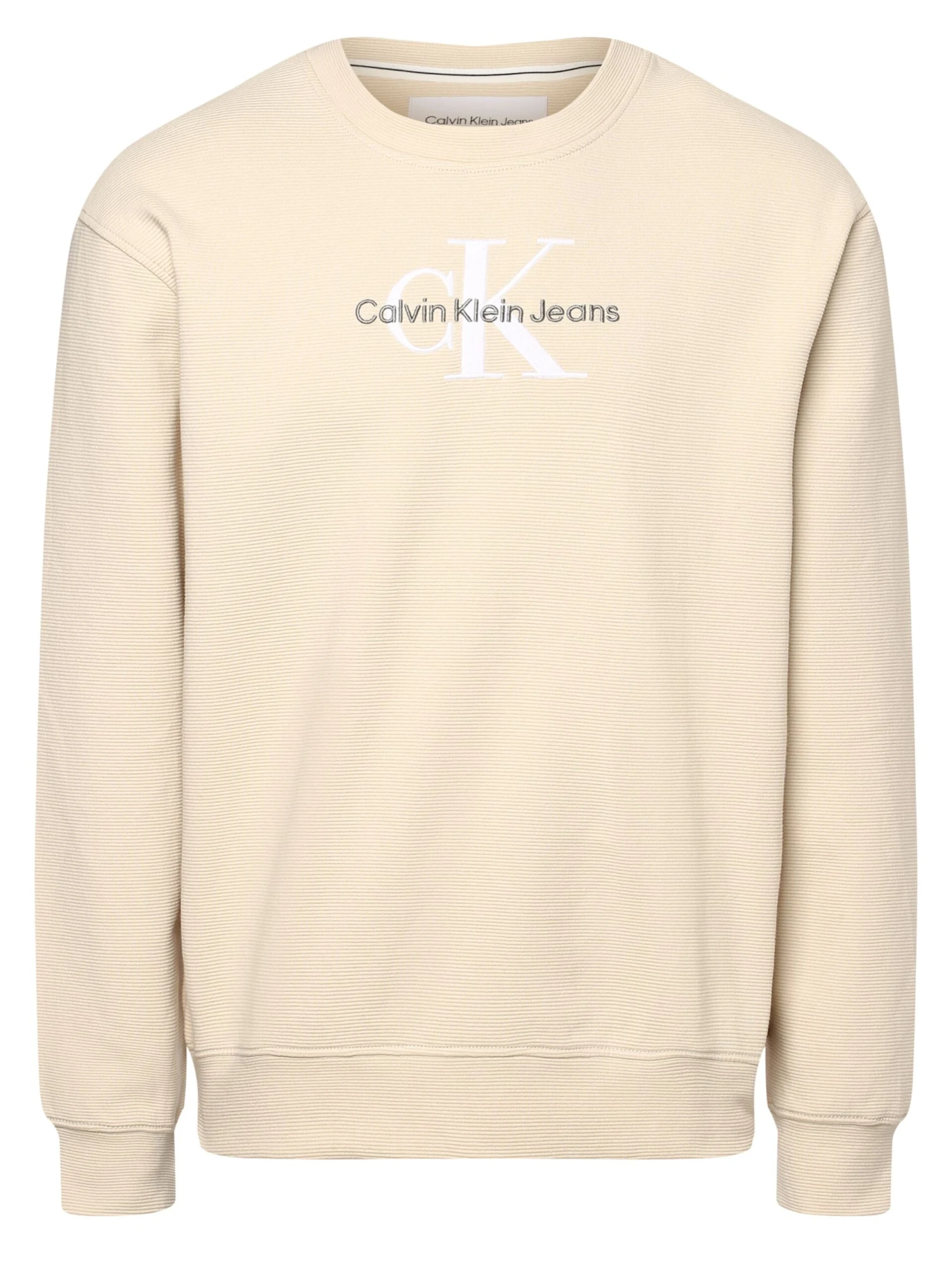 Sweatshirt in sand Calvin Klein Jeans Sweatshirt In Sand -Kinder Erwachsene Produkte Geschäft calvin klein jeans sweatshirt in sand scaled