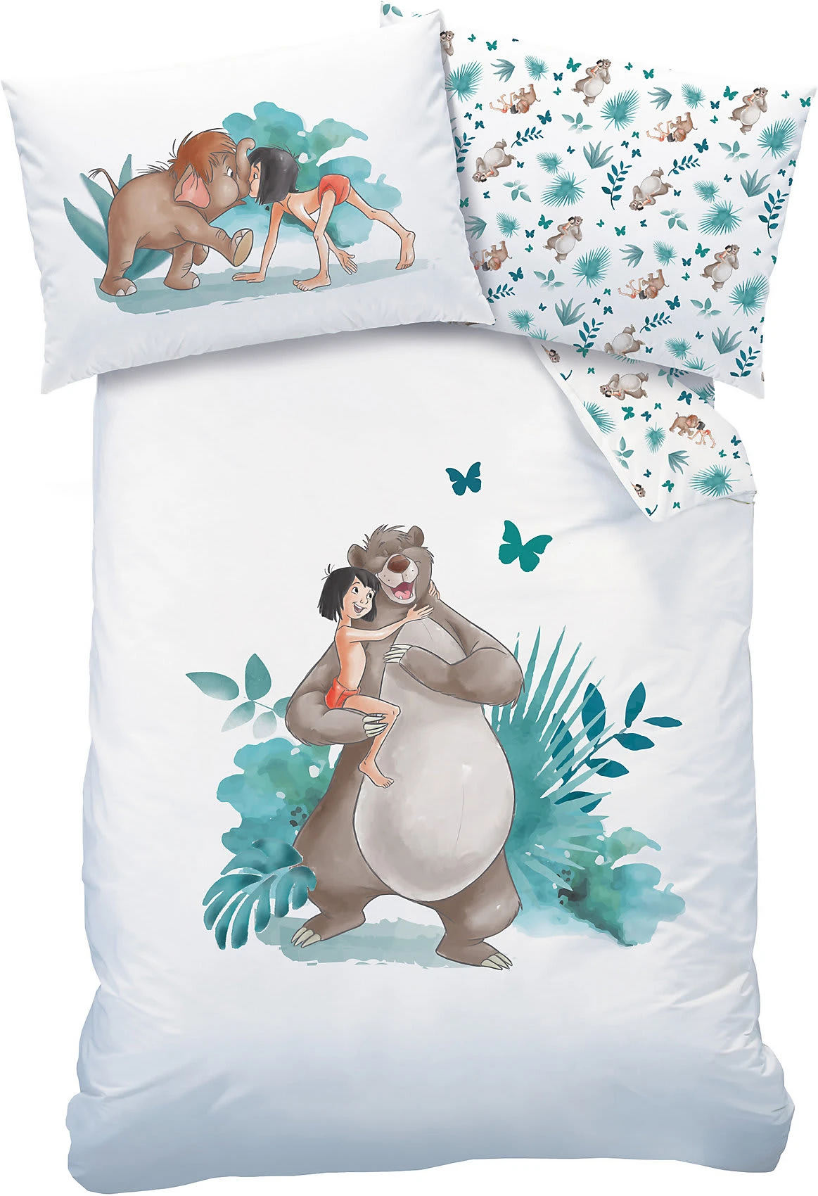 Wende-Kinderbettwäsche Das Dschungelbuch, 100 x 135 cm Wende-Kinderbettwäsche Das Dschungelbuch, 100 X 135 Cm -Kinder Erwachsene Produkte Geschäft cti wende kinderbettwasche das dschungelbuch 100 x 135 cm