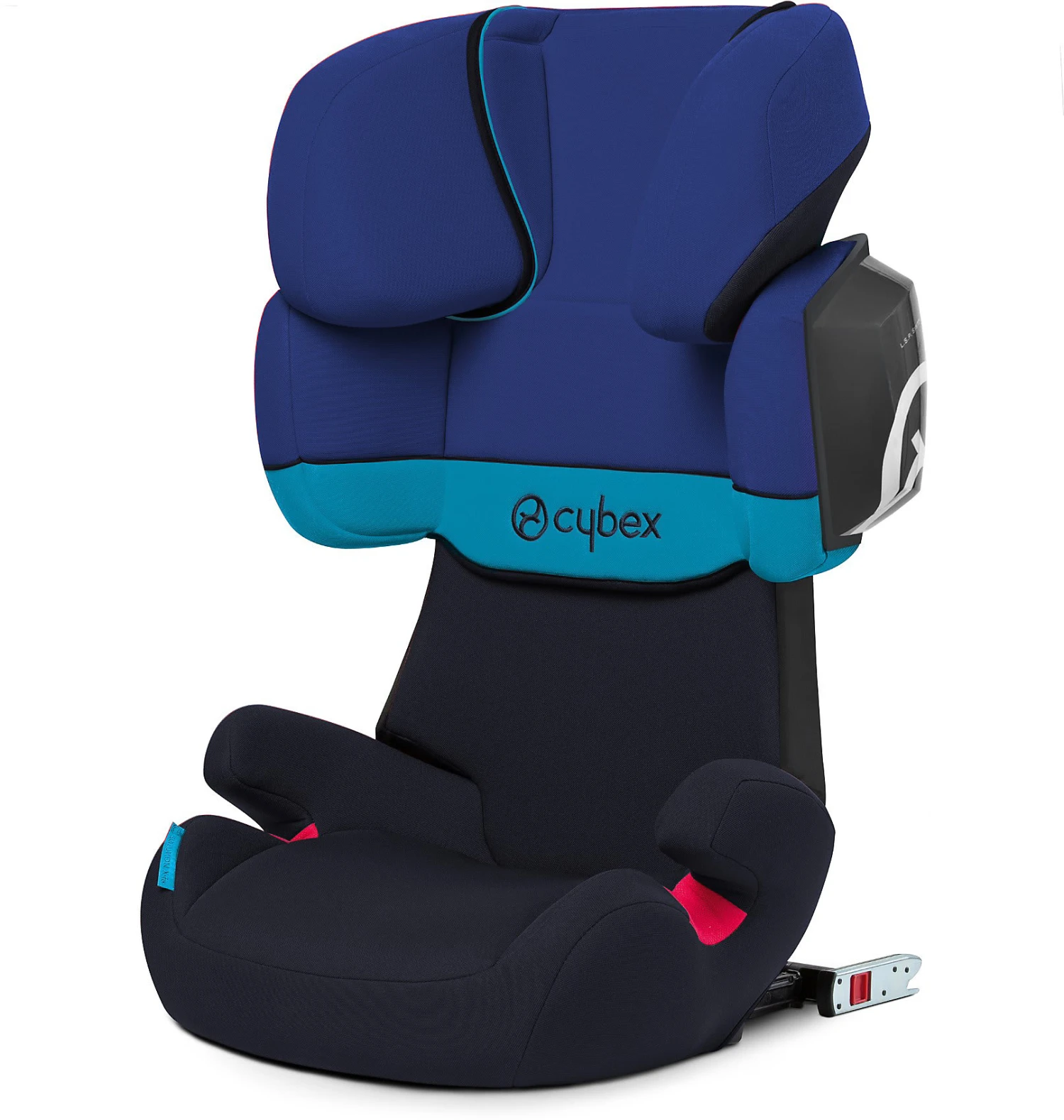 CYBEX Auto-Kindersitz Solution X2-Fix, Silver-Line, Blue Moon