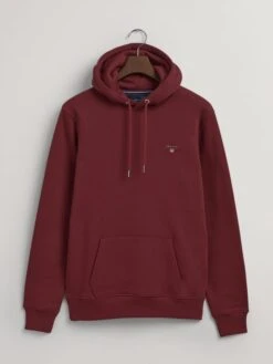 Gant Hoodie In Bordeaux