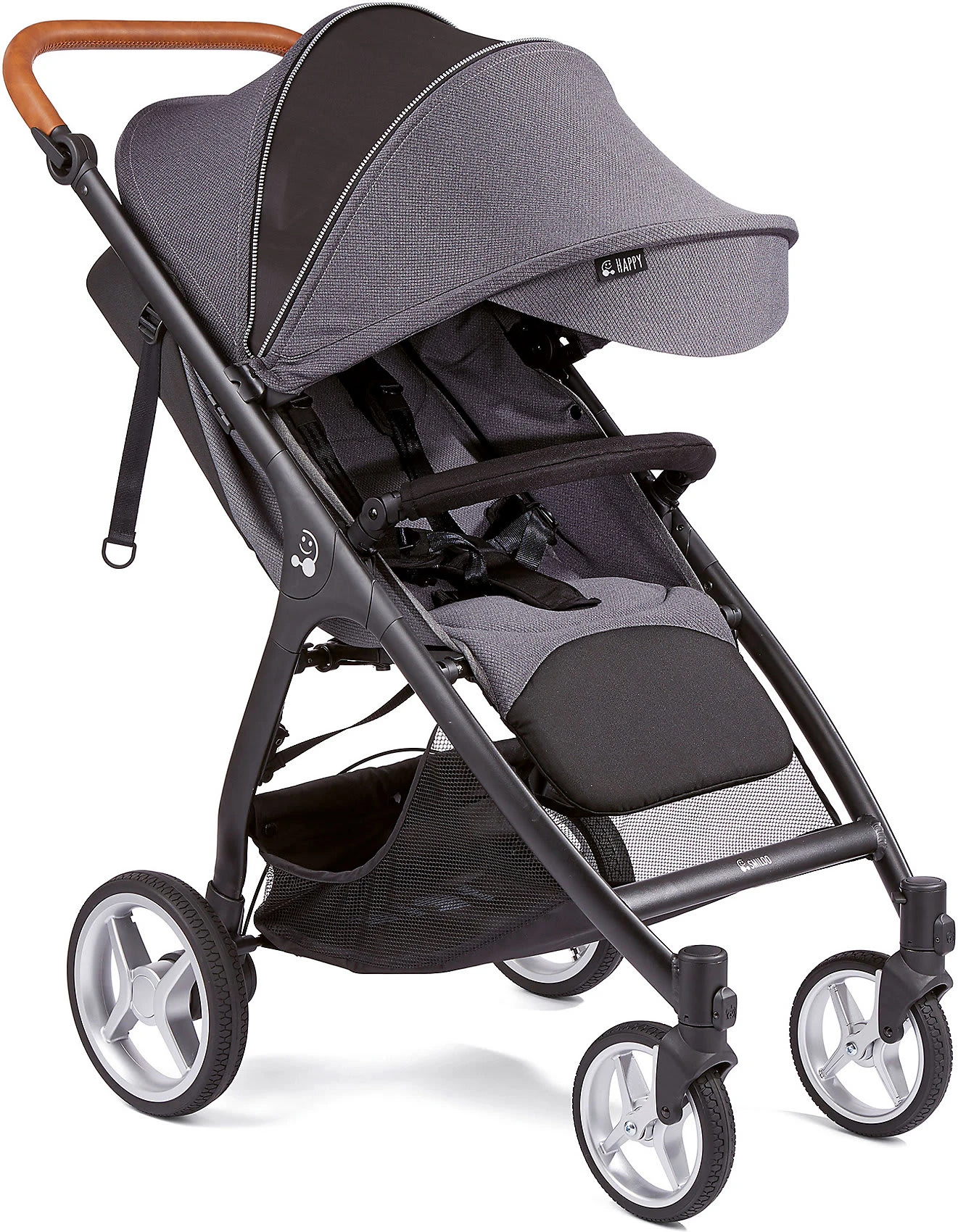 Buggy SMILOO HAPPY+, black/cognac, steel grey Buggy SMILOO HAPPY+, Black/cognac, Steel Grey -Kinder Erwachsene Produkte Geschäft gesslein buggy smiloo happy black cognac steel grey 6