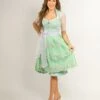 Dirndl "Mara" In Grün/ Weiß 2 Dirndl "Mara" In Grün/ Weiß -Kinder Erwachsene Produkte Geschäft halali by astrid soll dirndl mara in grun weiss