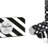 Happy Socks 4er Pack 4-pack Classic Black & White Socks Gift Set Socken -Kinder Erwachsene Produkte Geschäft happy socks 4er pack 4 pack classic black and white socks gift set socken