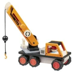 Autokran Aus Holz 5904 Orange-ab 3Jahre -Kinder Erwachsene Produkte Geschäft howa autokran aus holz 5904 orange ab 3jahre 2