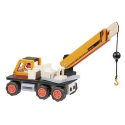Autokran Aus Holz 5904 Orange-ab 3Jahre -Kinder Erwachsene Produkte Geschäft howa autokran aus holz 5904 orange ab 3jahre 3