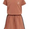 Hummel Kleid S/S Hmlhedda Dress In COPPER BROWN -Kinder Erwachsene Produkte Geschäft hummel kleid s s hmlhedda dress in copper brown