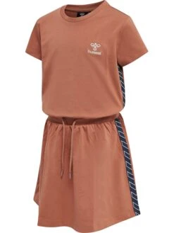 Hummel Kleid S/S Hmlhedda Dress In COPPER BROWN -Kinder Erwachsene Produkte Geschäft hummel kleid s s hmlhedda dress in copper brown 3