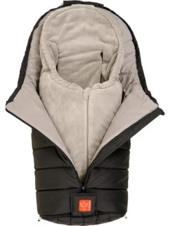 Thermo-Fußsack "Pauli 3 In 1" In Schwarz - (L)90 X (B)45 Cm -Kinder Erwachsene Produkte Geschäft kaiser naturfellprodukte thermo fusssack pauli 3 in 1 in schwarz l 90 x b 45 cm 3