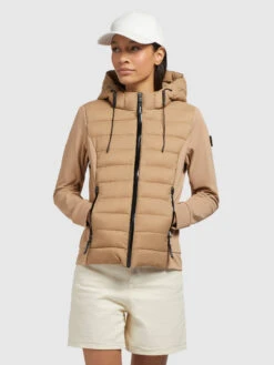 Khujo Jacke GHITA MATT In Beige -Kinder Erwachsene Produkte Geschäft khujo jacke ghita matt in beige 3