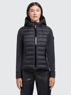 Khujo Jacke GHITA MATT In Schwarz -Kinder Erwachsene Produkte Geschäft khujo jacke ghita matt in schwarz 3