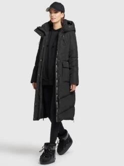 Khujo Mantel ELVITA In Schwarz -Kinder Erwachsene Produkte Geschäft khujo mantel elvita in schwarz 5