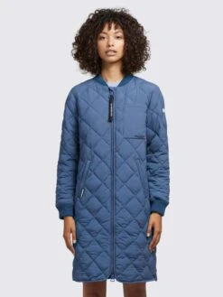 Khujo Mantel MARY In Blau -Kinder Erwachsene Produkte Geschäft khujo mantel mary in blau 3