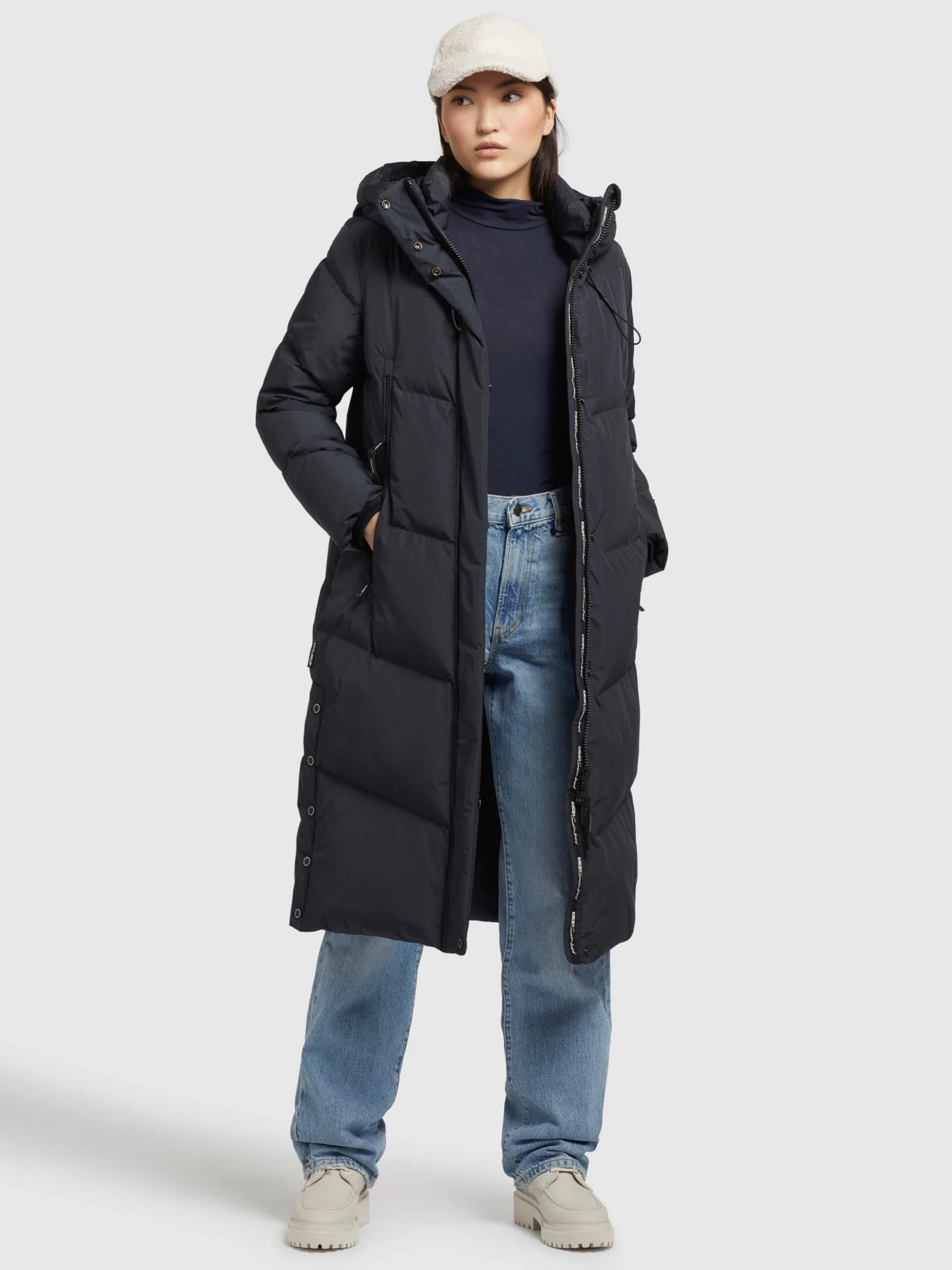 Mantel SONJE4 in Graublau Khujo Mantel SONJE4 In Graublau -Kinder Erwachsene Produkte Geschäft khujo mantel sonje4 in graublau 5 scaled