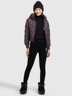 Khujo Steppjacke "Adore" In Lila -Kinder Erwachsene Produkte Geschäft khujo steppjacke adore in lila 3