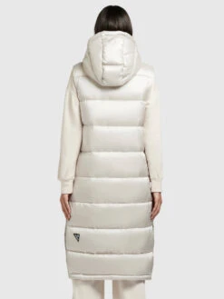 Khujo Weste TOURIN SATIN In Perlweiß -Kinder Erwachsene Produkte Geschäft khujo weste tourin satin in perlweiss 4