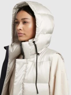 Khujo Weste TOURIN SATIN In Perlweiß -Kinder Erwachsene Produkte Geschäft khujo weste tourin satin in perlweiss 6