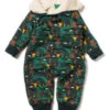 Plüschoverall "Nordic Forest" In Grün 1 Plüschoverall "Nordic Forest" In Grün -Kinder Erwachsene Produkte Geschäft little green radicals pluschoverall nordic forest in grun