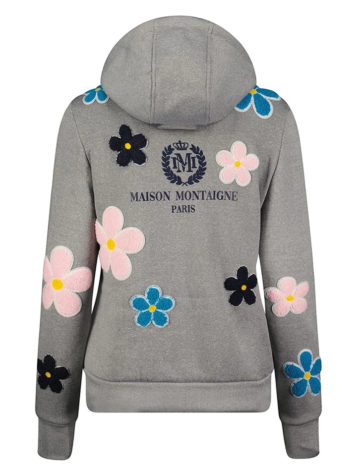 Hoodie "Farguimai" in Grau/ Rosa/ Blau Hoodie "Farguimai" In Grau/ Rosa/ Blau -Kinder Erwachsene Produkte Geschäft maison montaigne hoodie farguimai in grau rosa blau 1