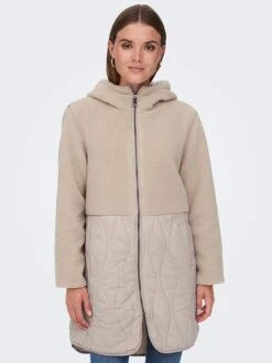 ONLY Teddymantel "Tinka" In Beige -Kinder Erwachsene Produkte Geschäft only teddymantel tinka in beige 5