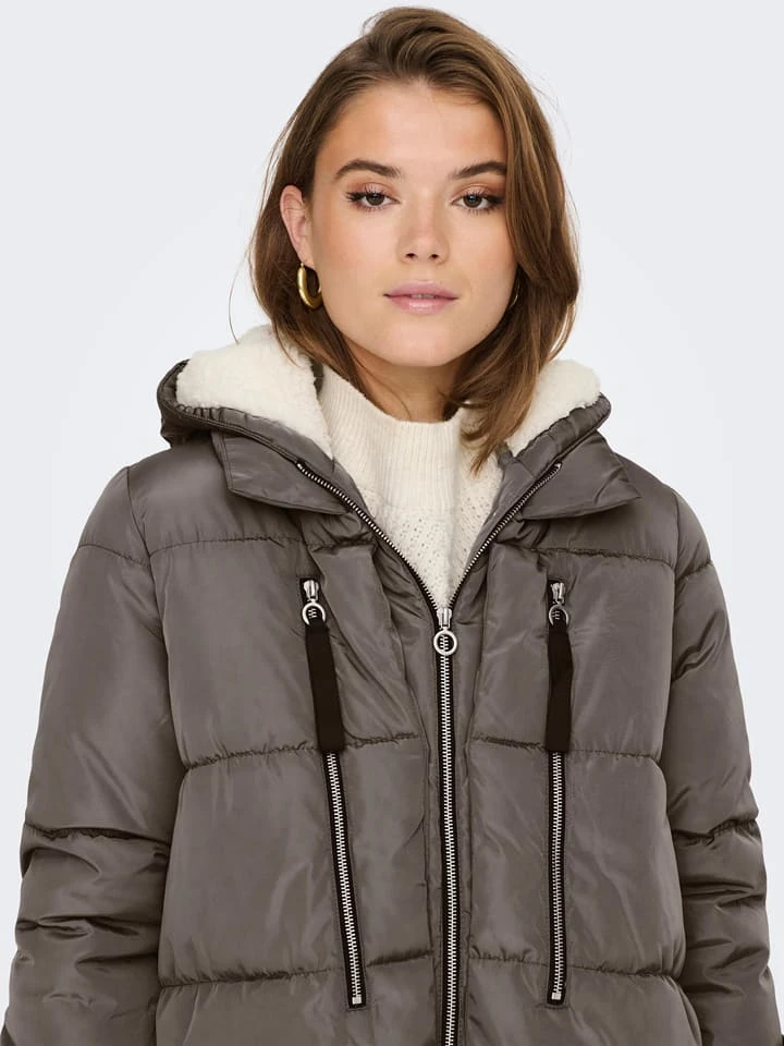 Wintermantel "Nora" in Grau ONLY Wintermantel "Nora" In Grau -Kinder Erwachsene Produkte Geschäft only wintermantel nora in grau 2