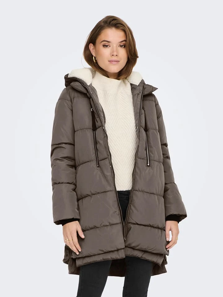 Wintermantel "Nora" in Grau ONLY Wintermantel "Nora" In Grau -Kinder Erwachsene Produkte Geschäft only wintermantel nora in grau 3