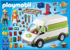 Playmobil 70134 Hofladen-Fahrzeug -Kinder Erwachsene Produkte Geschäft playmobil 70134 hofladen fahrzeug 2