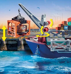 Playmobil 70769 Großes Containerschiff Mit Zollboot 8 Playmobil 70769 Großes Containerschiff Mit Zollboot -Kinder Erwachsene Produkte Geschäft playmobil 70769 grosses containerschiff mit zollboot 6