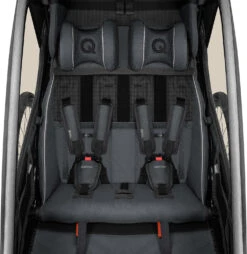 Kidgoo 2 Zweisitzer Fahrradanhänger Buggy Mit Joggerfunktion Und Blattfeder... -Kinder Erwachsene Produkte Geschäft qeridoo kidgoo 2 zweisitzer fahrradanhanger buggy mit joggerfunktion und blattfeder 2