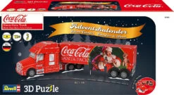Revell Adventskalender Coca-Cola Weihnachtstruck, 3D Puzzle, 83 Teile, 42,5 Cm -Kinder Erwachsene Produkte Geschäft revell adventskalender coca cola weihnachtstruck 3d puzzle 83 teile 42 5 cm 2