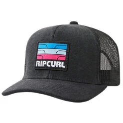 Rip Curl Cap SURF REVIVAL CURVE TRUCKER In Schwarz