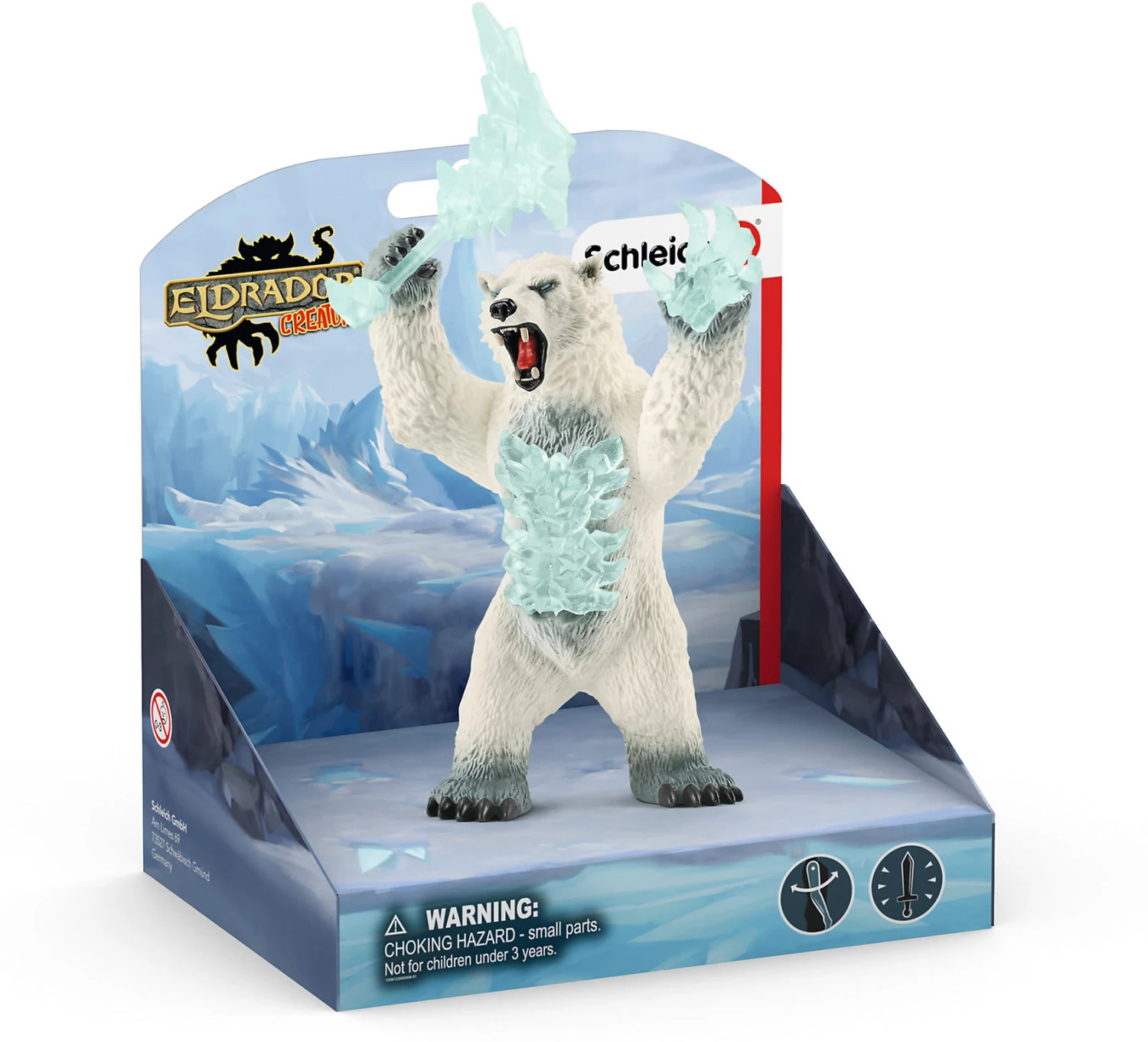 42510 Eldrador® Creatures: Blizzard Bär mit Waffe Schleich 42510 Eldrador® Creatures: Blizzard Bär Mit Waffe -Kinder Erwachsene Produkte Geschäft schleich 42510 eldrador r creatures blizzard bar mit waffe 2