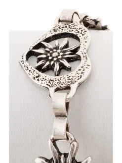 Armband AB7002 Altsilber Edelweiss Und Herz -Kinder Erwachsene Produkte Geschäft schuhmacher armband ab7002 altsilber edelweiss und herz 2