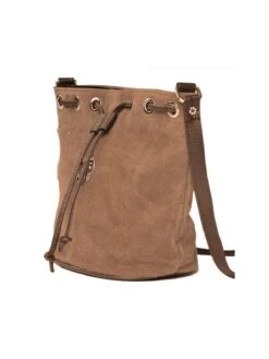 Wildlederbeutel TA30210 Mit Metallherz, Grau Braun -Kinder Erwachsene Produkte Geschäft schuhmacher wildlederbeutel ta30210 mit metallherz grau braun 2