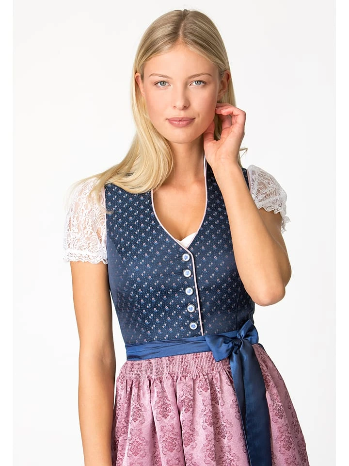Dirndl "Cynthia" in Dunkelblau/ Rosa Dirndl "Cynthia" In Dunkelblau/ Rosa -Kinder Erwachsene Produkte Geschäft stockerpoint dirndl cynthia in dunkelblau rosa 3