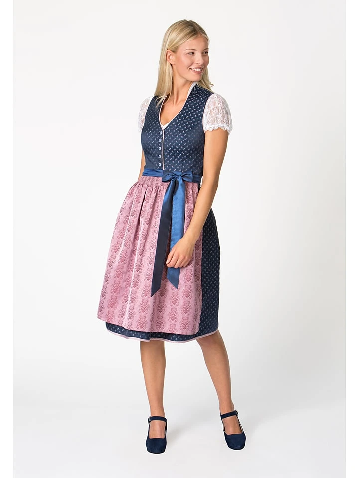 Dirndl "Cynthia" in Dunkelblau/ Rosa Dirndl "Cynthia" In Dunkelblau/ Rosa -Kinder Erwachsene Produkte Geschäft stockerpoint dirndl cynthia in dunkelblau rosa