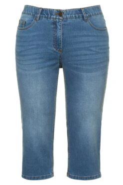 Ulla Popken Slim Capri-Jeans Mit Viskoseanteil SAMMY In Hellblau