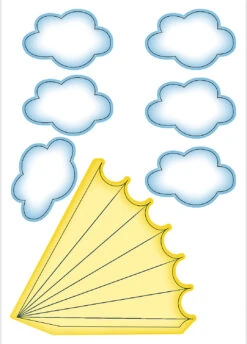 Ursus Deko-Set Schultüte Easy Line Einhorn -Kinder Erwachsene Produkte Geschäft ursus deko set schultute easy line einhorn 4